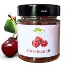 Kirschkandis mit Fruchtsaftkonzentrat